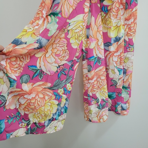 Anthro Farm Rio Eulalie Wide-Leg Jumpsuit nwt XSP - Picture 3 of 6